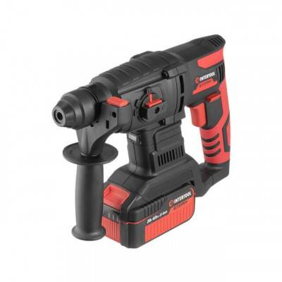 Будкрам купити Перфоратор акумуляторний з безщітковим двигуном 20 В, 2 Дж, 0-1250 об/хв, 0-4800 уд/хв, SDS plus, Li-Ion, 4.0 Ач, ЗУ 4 А, кейс