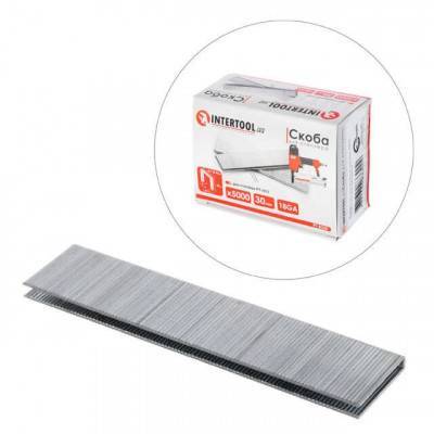 Будкрам купити Скоба для степлера РТ-1612 30мм (18GA) 5,7(5,8)x1,25x1,0мм 5000шт/упак