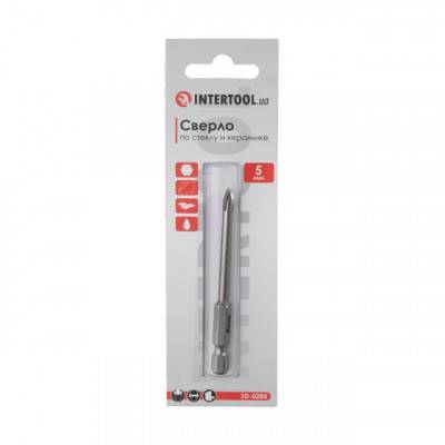 Будкрам купити Свердло по склу та кераміці 5 мм HEX 1/4'' (6.35 mm) Свердло по склу та кераміці 5 мм HEX 1/4'' (6.35 mm) 4