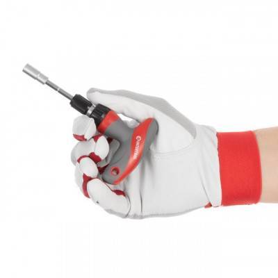 Будкрам купить Отвертка Т-образная с храповым механизмом и комплектом насадок 29 ед. Отвертка Т-образная с храповым механизмом и комплектом насадок 29 ед. 5