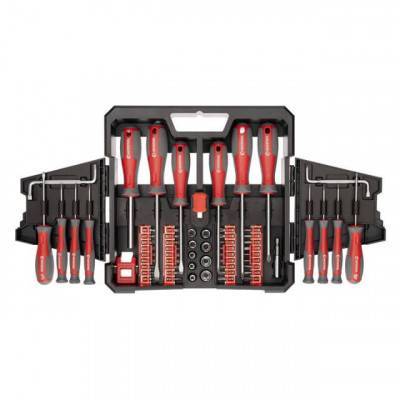 Будкрам купити Набір викруток з комплектом насадок та головок 63 од. Набір викруток з комплектом насадок та головок 63 од. 2