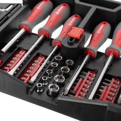 Будкрам купити Набір викруток з комплектом насадок та головок 63 од. Набір викруток з комплектом насадок та головок 63 од. 3