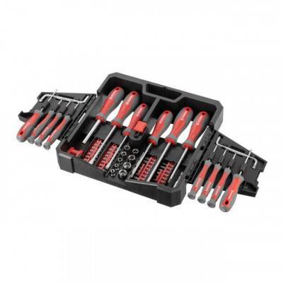 Будкрам купити Набір викруток з комплектом насадок та головок 63 од.