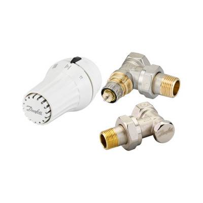 Будкрам купить Комплект термостатический Danfoss RAE+RA-N+RLV-S 1/2" для радиатора угловой (013G5173)