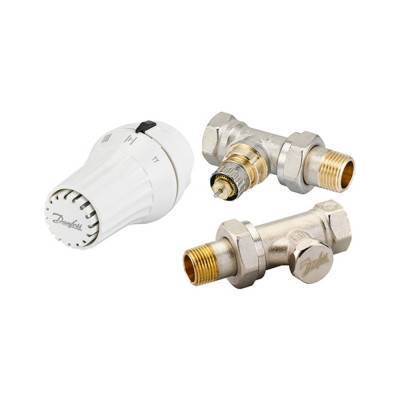 Будкрам купить Комплект термостатический Danfoss RAE+RA-N+RLV-S 1/2" для радиатора прямой (013G5174)