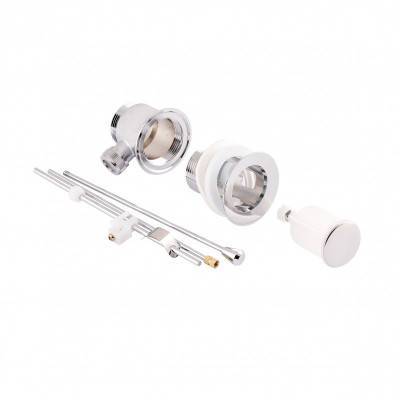 Будкрам купити Донний клапан для раковини Qtap L02 з переливом Донний клапан для раковини Qtap L02 з переливом 6