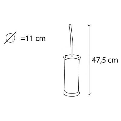 Будкрам купить Ершик для унитаза Bianchi Drop ACBDRP140000CRM Ершик для унитаза Bianchi Drop ACBDRP140000CRM 4