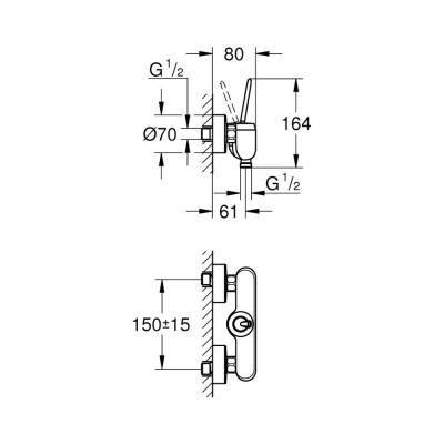 Будкрам купить Смеситель для душа Grohe Eurodisc Joy 23430LS0 Смеситель для душа Grohe Eurodisc Joy 23430LS0 4