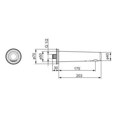 Будкрам купить Внешняя часть бесконтактного крана для раковины Oras Electra 6188 Внешняя часть бесконтактного крана для раковины Oras Electra 6188 4