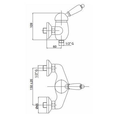 Будкрам купить Смеситель для душа Bianchi Elite ESDELT200501100CRM Смеситель для душа Bianchi Elite ESDELT200501100CRM 4