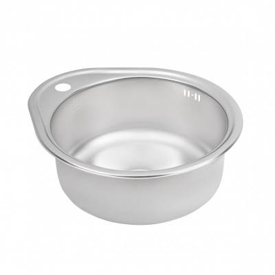 Будкрам купити Кухонна мийка Lidz 4843 0,6 мм Decor (LIDZ484306DEC) Кухонна мийка Lidz 4843 0,6 мм Decor (LIDZ484306DEC) 6