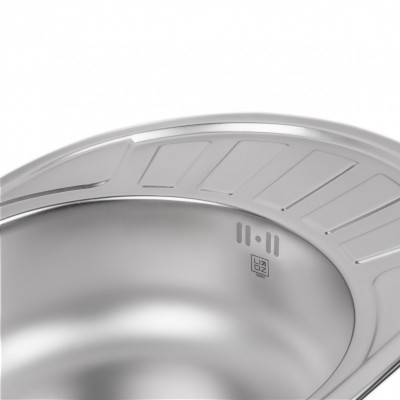 Будкрам купить Кухонная мойка Lidz 5745 0,6 мм Satin (LIDZ574506SAT) Кухонная мойка Lidz 5745 0,6 мм Satin (LIDZ574506SAT) 8