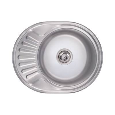 Будкрам купити Кухонна мийка Lidz 6044 0,8 мм Polish (LIDZ6044POL)