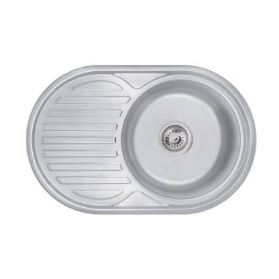 Будкрам купити Кухонна мийка Lidz 7750 0,6 мм Decor (LIDZ775006DEC)