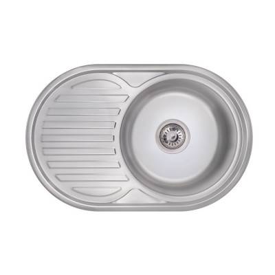 Будкрам купити Кухонна мийка Lidz 7750 0,8 мм Polish (LIDZ7750POL)