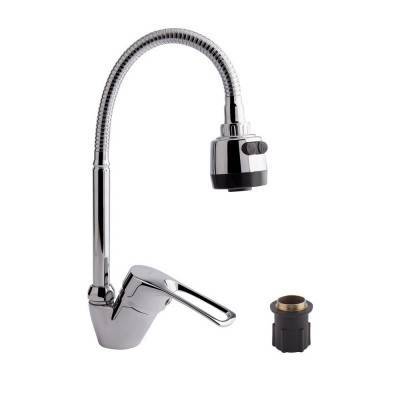 Будкрам купить Смеситель для кухни с рефлекторным изливом SW G-Ferro Hansberg 008F-1 Смеситель для кухни с рефлекторным изливом SW G-Ferro Hansberg 008F-1 5