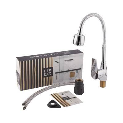 Будкрам купити Змішувач для кухні Lidz (CRM) 20 38 014 04 з рефлекторним виливом Змішувач для кухні Lidz (CRM) 20 38 014 04 з рефлекторним виливом 6