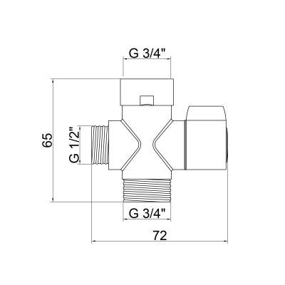 Будкрам купить Дивертор Lidz (CRM) 52 01 000 00 Дивертор Lidz (CRM) 52 01 000 00 3