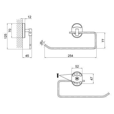 Будкрам купить Держатель для туалетной бумаги Lidz (CRM) 114.03.04 Держатель для туалетной бумаги Lidz (CRM) 114.03.04 4