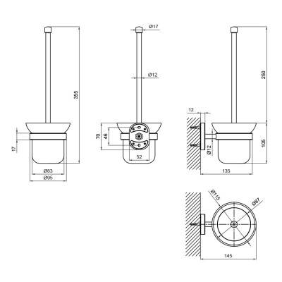 Будкрам купить Ершик для унитаза Lidz (CRG) 114.05.01 Ершик для унитаза Lidz (CRG) 114.05.01 4