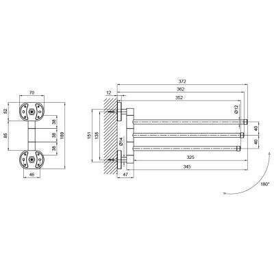 Будкрам купити Рушникотримач Lidz (CRM) 114.07.03 Рушникотримач Lidz (CRM) 114.07.03 4