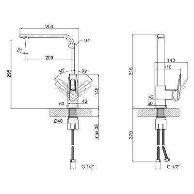 Будкрам купить Смеситель для кухни Lidz (CRM) 13 33 015F-13 Смеситель для кухни Lidz (CRM) 13 33 015F-13 4