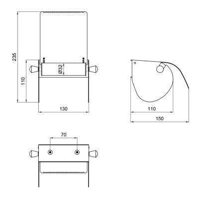 Будкрам купить Держатель для туалетной бумаги Lidz (CRM) 121.04.02 Держатель для туалетной бумаги Lidz (CRM) 121.04.02 4