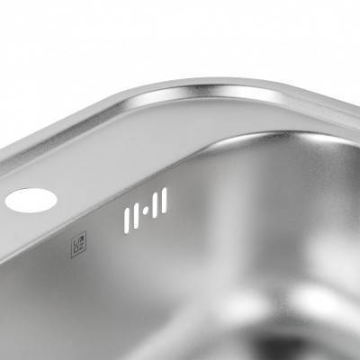 Будкрам купити Кухонна мийка Lidz 4749 0,8 мм Satin (LIDZ4749SAT) Кухонна мийка Lidz 4749 0,8 мм Satin (LIDZ4749SAT) 8