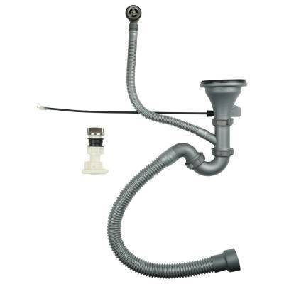 Будкрам купить Сифон для кухонной мойки ULA 115 с круглым переливом