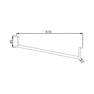 Будкрам купити Рушникотримувач Azzurra Tulip TULPU75 Рушникотримувач Azzurra Tulip TULPU75 4