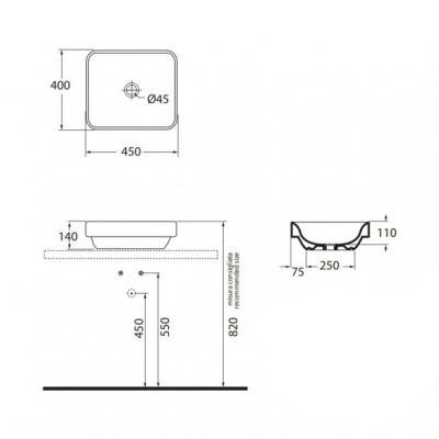 Будкрам купить Раковина-чаша Azzurra Tulip ESO45B1 Раковина-чаша Azzurra Tulip ESO45B1 4