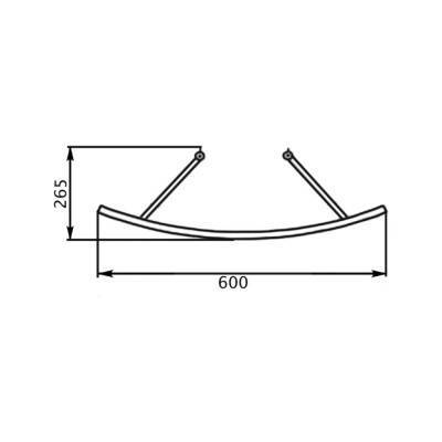 Будкрам купити Рушникотримувач Azzurra Clas+ CLPU6575 Рушникотримувач Azzurra Clas+ CLPU6575 4