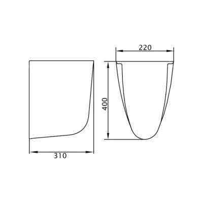 Будкрам купити Напівп'єдестал Azzurra Clas+ CLP300B1SOSP Напівп'єдестал Azzurra Clas+ CLP300B1SOSP 4