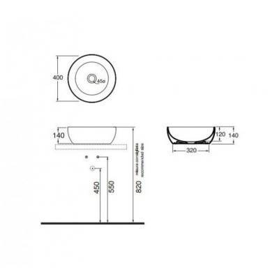 Будкрам купить Раковина-чаша Azzurra Clas+ ECI40B1 Shiny white Раковина-чаша Azzurra Clas+ ECI40B1 Shiny white 4