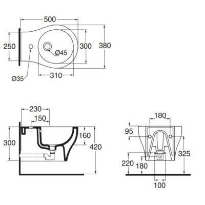 Будкрам купити Біде підвісне Azzurra Vera VER500B1SOSK Біде підвісне Azzurra Vera VER500B1SOSK 4