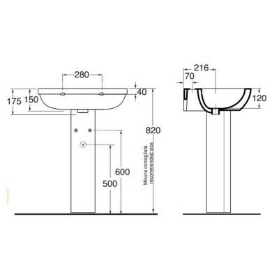 Будкрам купити П'єдестал Azzurra Cult XCU300B1 П'єдестал Azzurra Cult XCU300B1 4