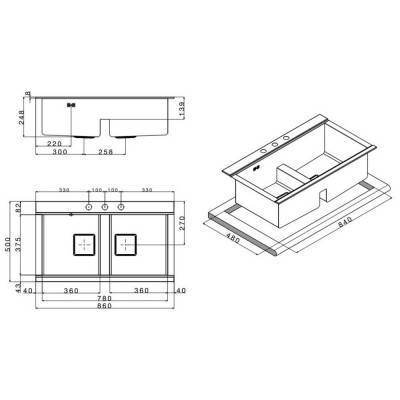 Будкрам купити Кухонна мийка Apell Sinphonia PD862IKITW Satin Кухонна мийка Apell Sinphonia PD862IKITW Satin 4