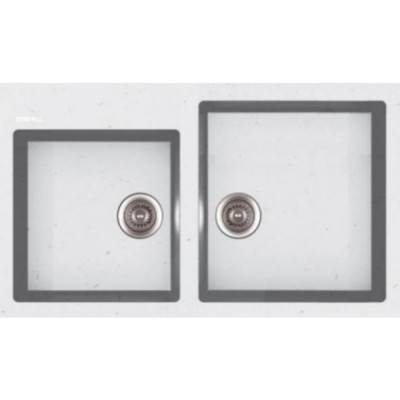 Будкрам купить Кухонная мойка Apell Pietra Plus PTPL862GW Total white