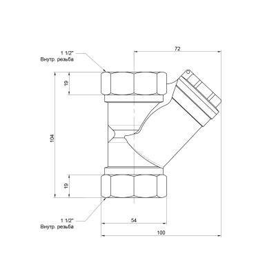 Будкрам купить Фильтр SD Forte 1" 1/2 для воды SF124W40 Фильтр SD Forte 1" 1/2 для воды SF124W40 4
