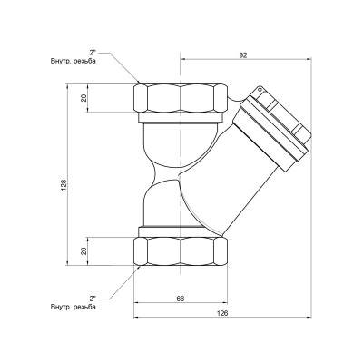 Будкрам купить Фильтр SD Forte 2" для воды SF124W50 Фильтр SD Forte 2" для воды SF124W50 4