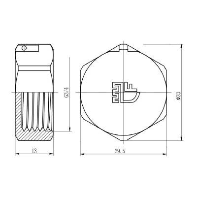 Будкрам купить Заглушка SD Forte 3/4" ВР SF35220 Заглушка SD Forte 3/4" ВР SF35220 4