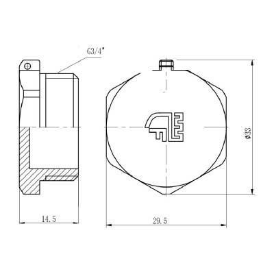 Будкрам купить Заглушка SD Forte 3/4" НР SF35320 Заглушка SD Forte 3/4" НР SF35320 4
