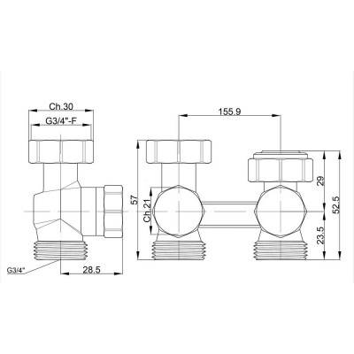 Будкрам купить Заглушка SD Forte 2" ВР SF35250 Заглушка SD Forte 2" ВР SF35250 3