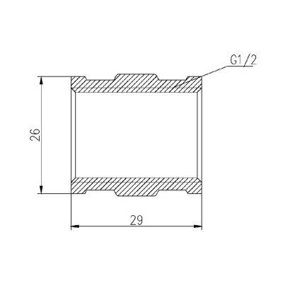 Будкрам купить Муфта SD Forte 1/2" ВВ SF35615 Муфта SD Forte 1/2" ВВ SF35615 4