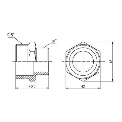 Будкрам купить Ниппель редукционный SD Forte 1" 1/4х1" SF3593225 Ниппель редукционный SD Forte 1" 1/4х1" SF3593225 4