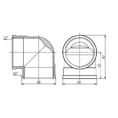 Будкрам купити Кутник SD Forte 2" ВВ SF36850 Кутник SD Forte 2" ВВ SF36850 4