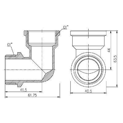 Будкрам купити Кутник SD Forte 1" ВН SF37225 Кутник SD Forte 1" ВН SF37225 4