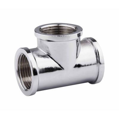 Будкрам купить Тройник SD Forte 1/2" ВВ хром SF361H15