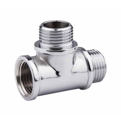 Будкрам купить Тройник SD Forte 1/2" ВНН хром SF365H15