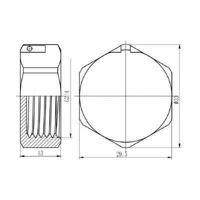 Будкрам купить Заглушка SD Forte 3/4" НР хром  SF353H20 Заглушка SD Forte 3/4" НР хром  SF353H20 4